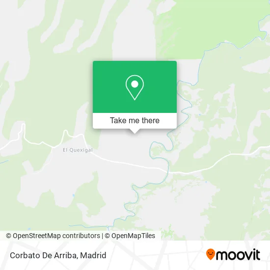Corbato De Arriba map