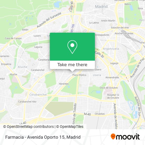 mapa Farmacia - Avenida Oporto 15