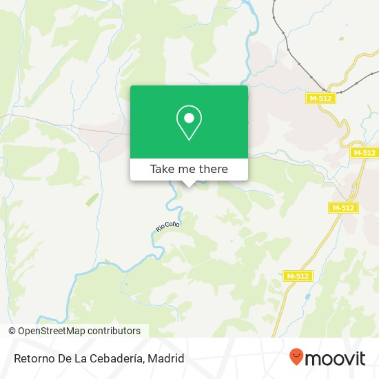 mapa Retorno De La Cebadería