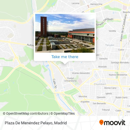 Plaza De Menéndez Pelayo map