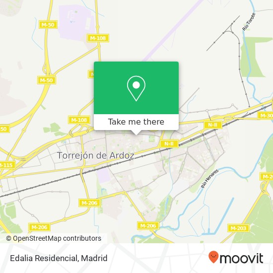 Edalia Residencial map