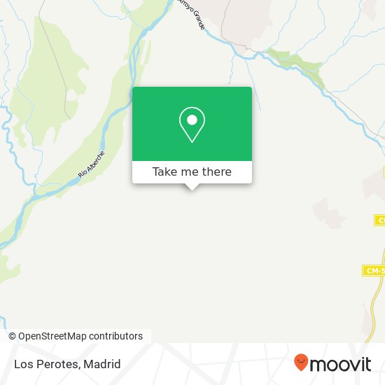 Los Perotes map