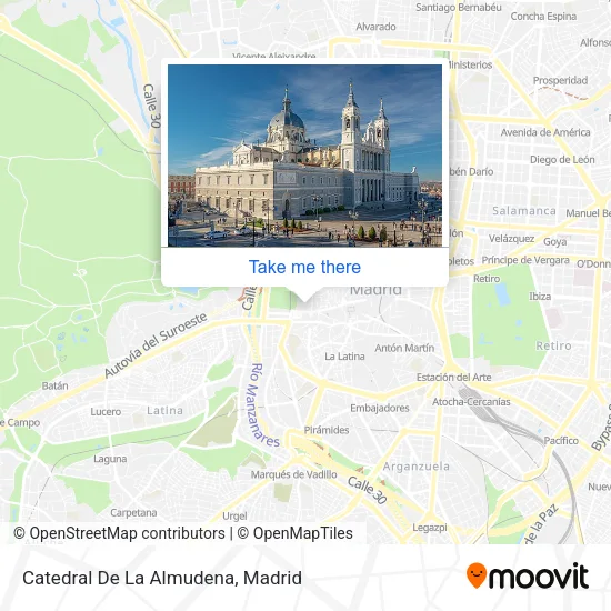 mapa Catedral De La Almudena