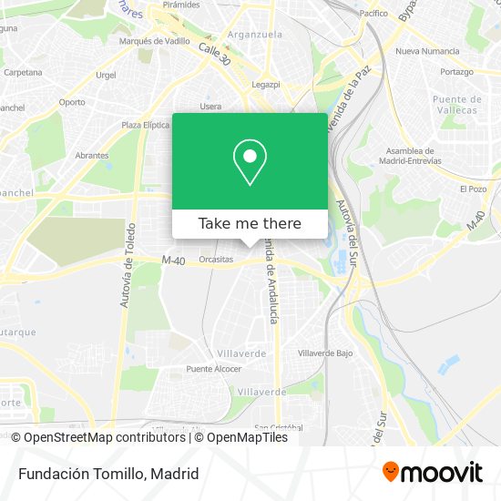 Fundación Tomillo map