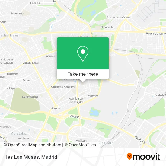 Ies Las Musas map