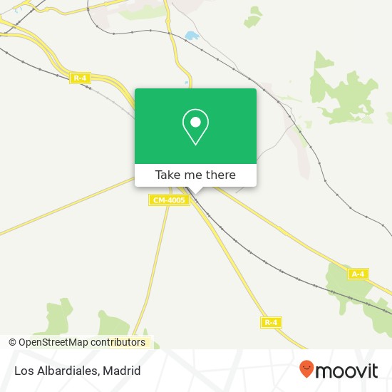 Los Albardiales map