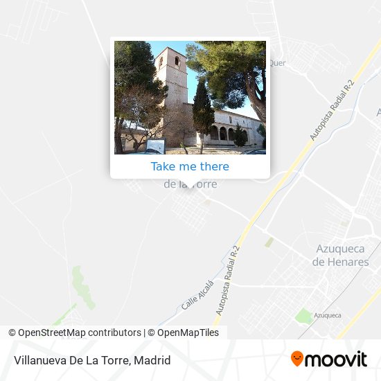 mapa Villanueva De La Torre