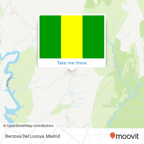 Berzosa Del Lozoya map