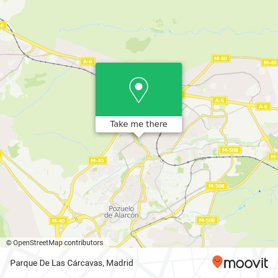 Parque De Las Cárcavas map