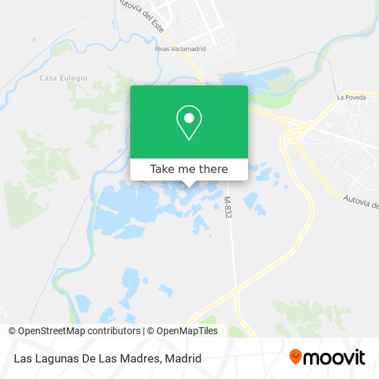 Las Lagunas De Las Madres map