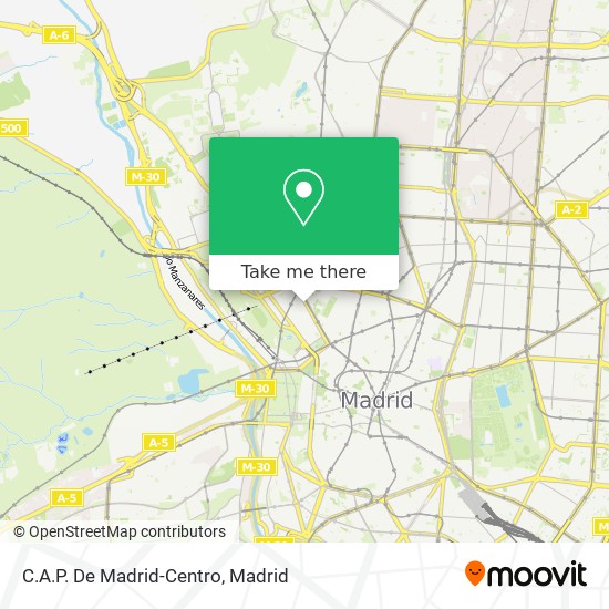 C.A.P. De Madrid-Centro map