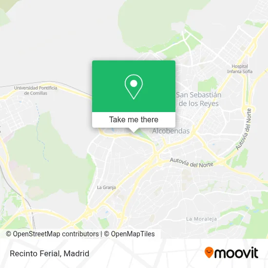 Recinto Ferial map