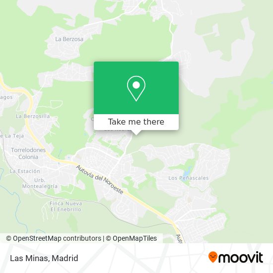 Las Minas map