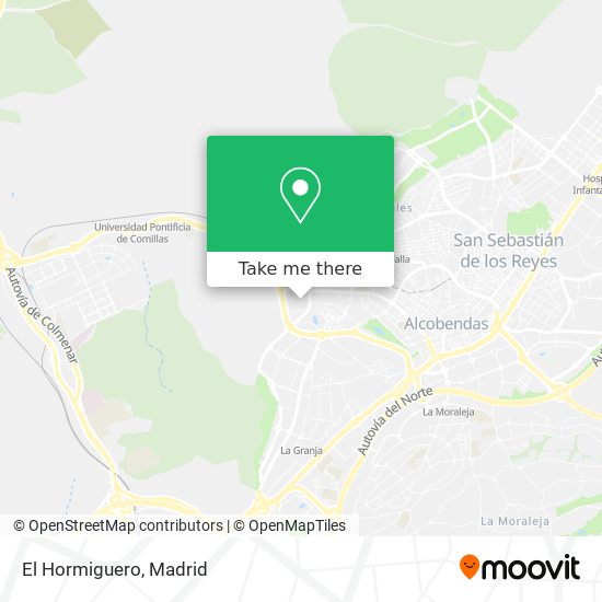 El Hormiguero map
