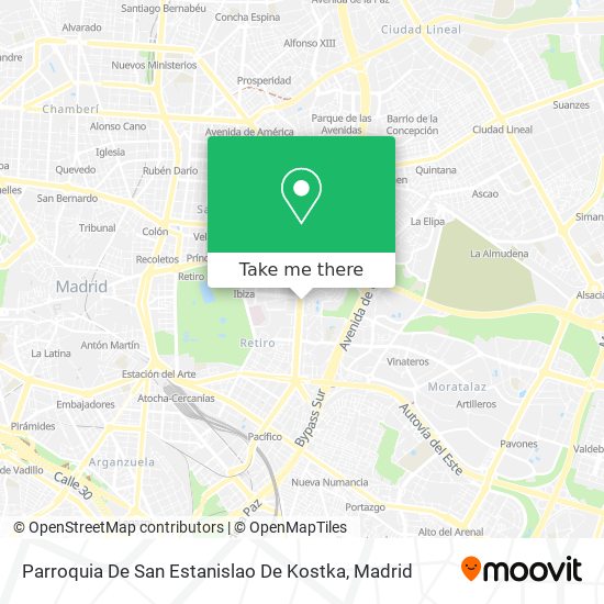 Parroquia De San Estanislao De Kostka map