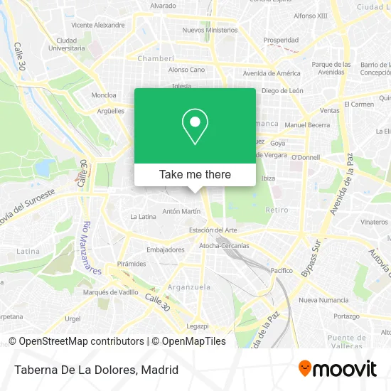 mapa Taberna De La Dolores