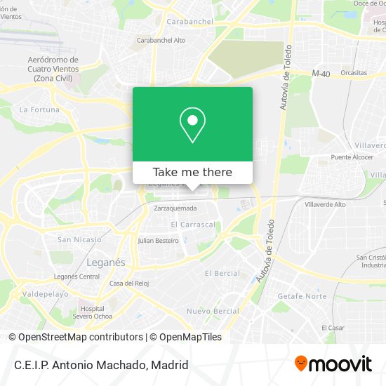 mapa C.E.I.P. Antonio Machado