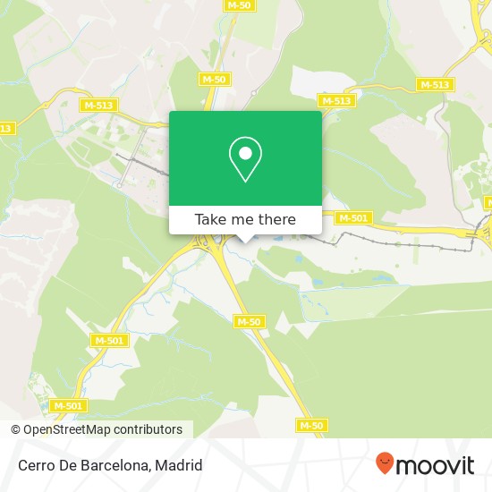 mapa Cerro De Barcelona