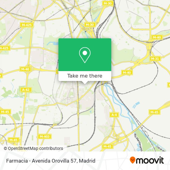 Farmacia - Avenida Orovilla 57 map