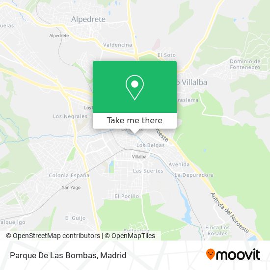 mapa Parque De Las Bombas