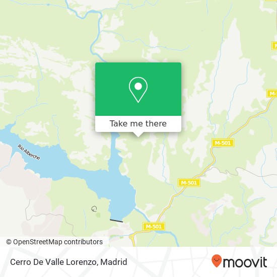 mapa Cerro De Valle Lorenzo