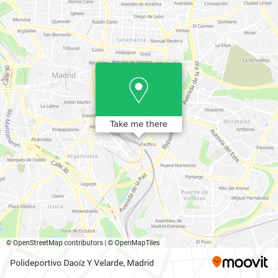 Polideportivo Daoíz Y Velarde map