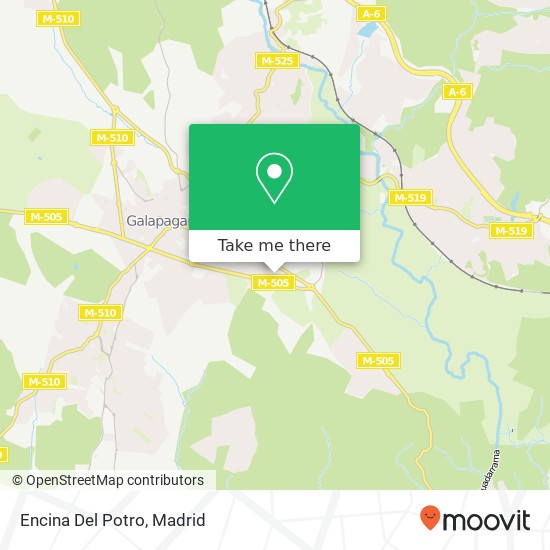 Encina Del Potro map