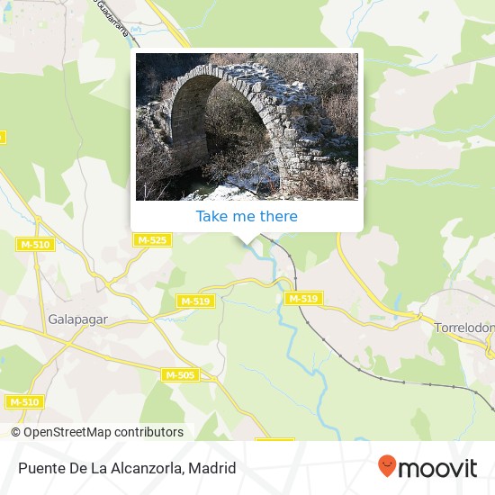 Puente De La Alcanzorla map