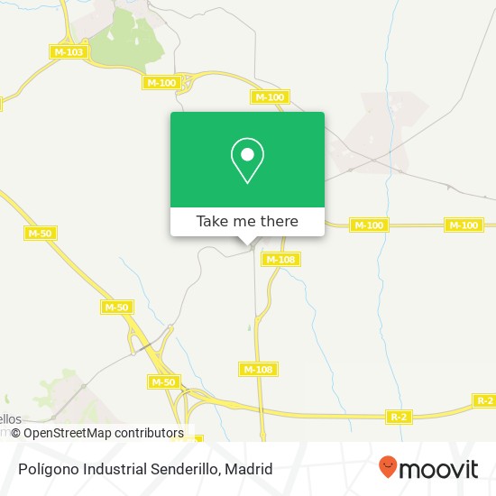 Polígono Industrial Senderillo map
