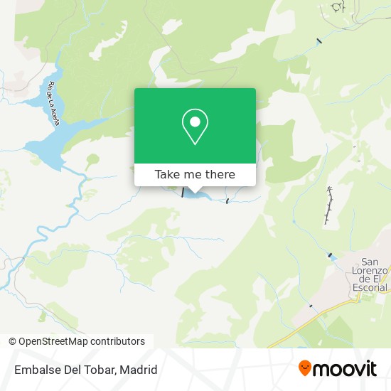 Embalse Del Tobar map