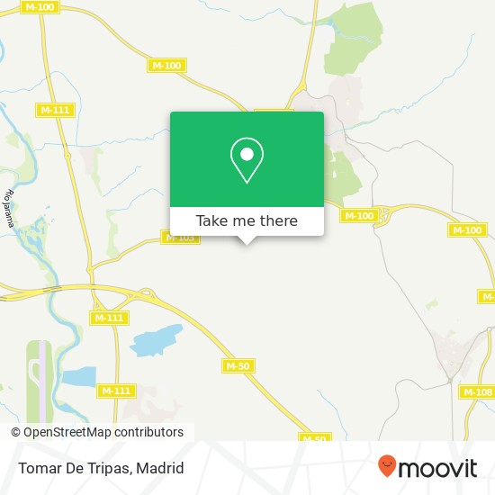mapa Tomar De Tripas