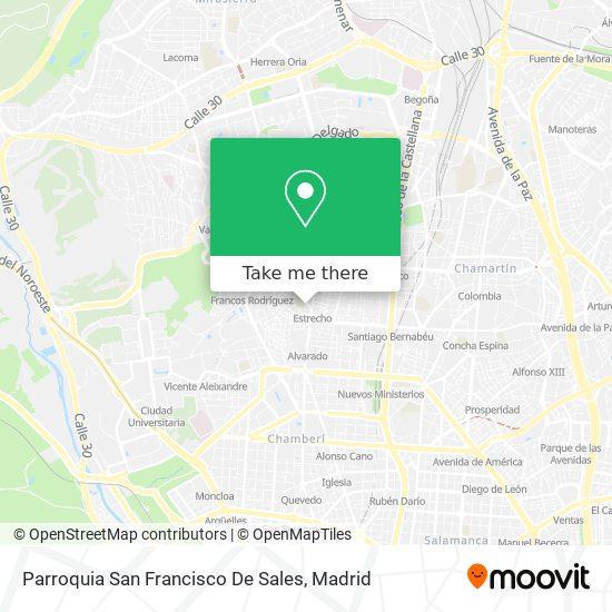 Parroquia San Francisco De Sales map