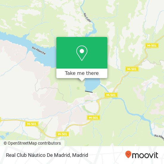 mapa Real Club Náutico De Madrid