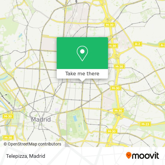 mapa Telepizza