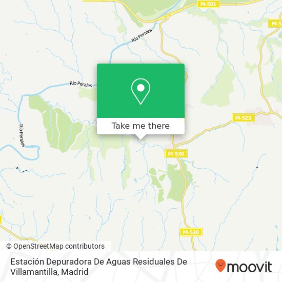Estación Depuradora De Aguas Residuales (Edar) Villamantilla map
