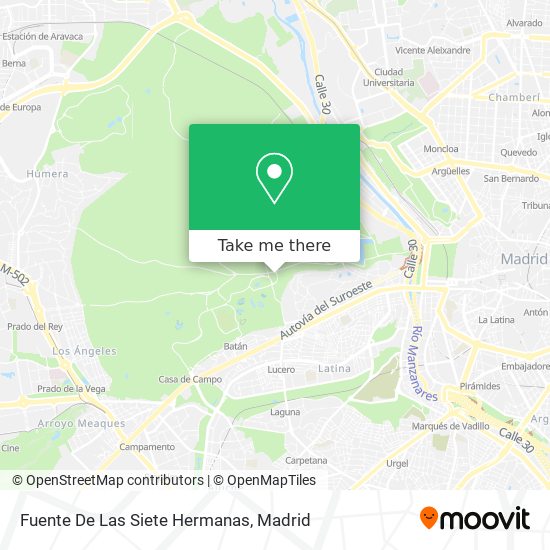 Fuente De Las Siete Hermanas map