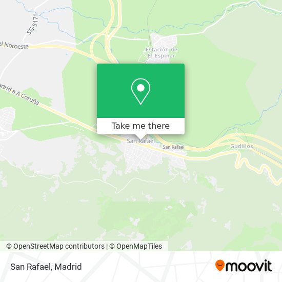 San Rafael map