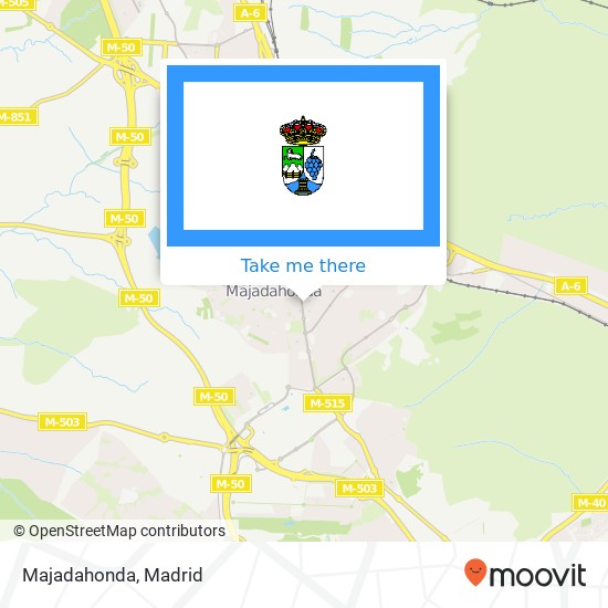 mapa Majadahonda