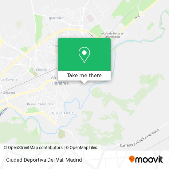mapa Ciudad Deportiva Del Val