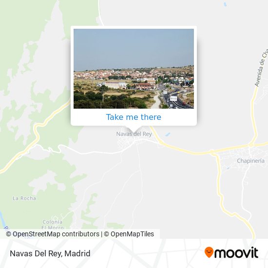 mapa Navas Del Rey