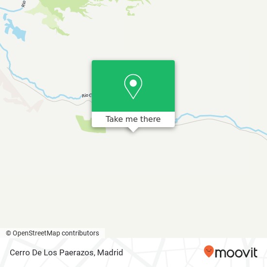 mapa Cerro De Los Paerazos