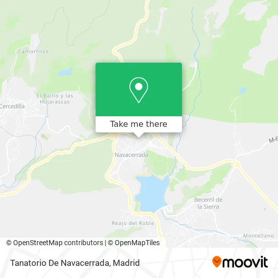 Tanatorio De Navacerrada map