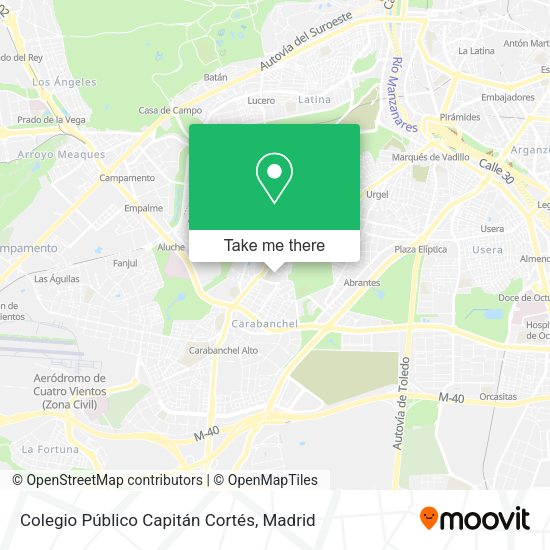 Colegio Público Capitán Cortés map