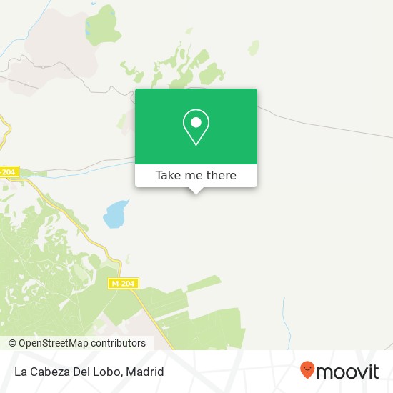 mapa La Cabeza Del Lobo