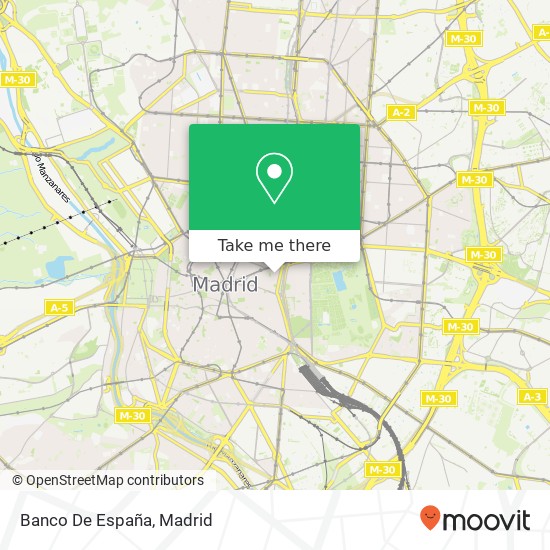 Banco De España map