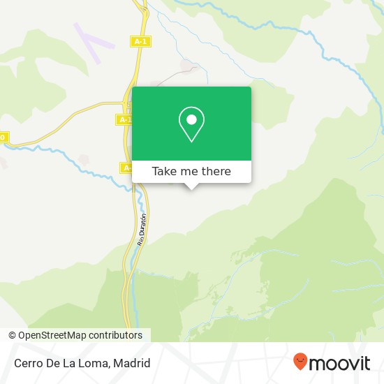 mapa Cerro De La Loma