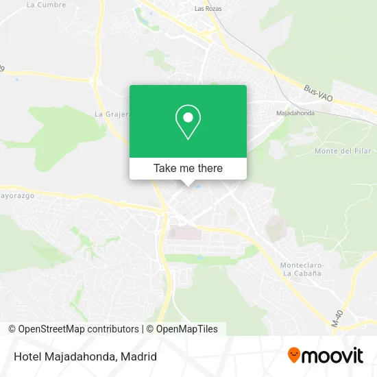 Hotel Majadahonda map