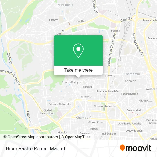 Hiper Rastro Remar map