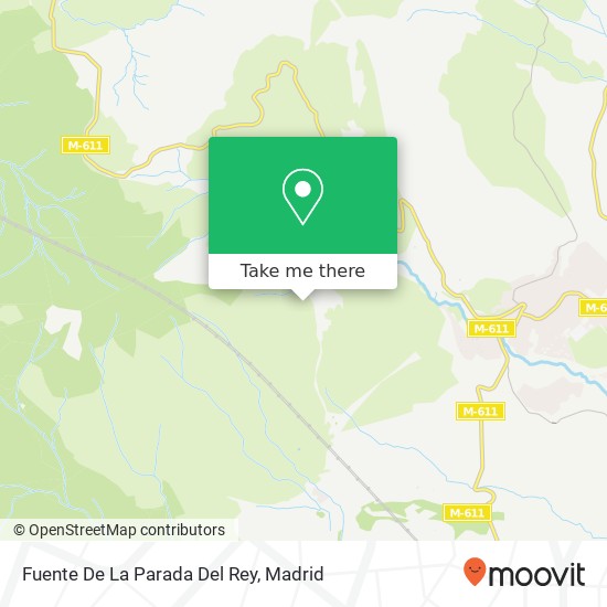 mapa Fuente De La Parada Del Rey