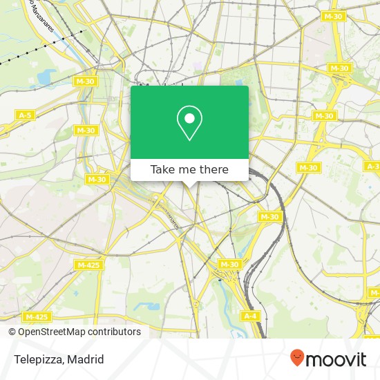 Telepizza map